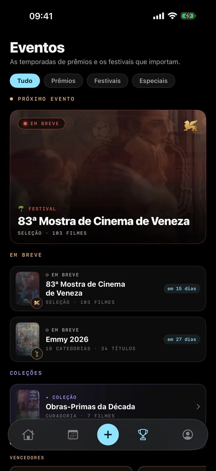 Eventos e festivais no Showries
